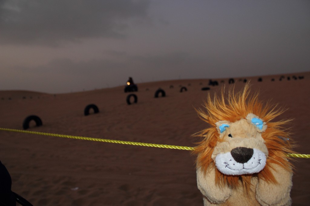 Lewis waits to go quadbiking