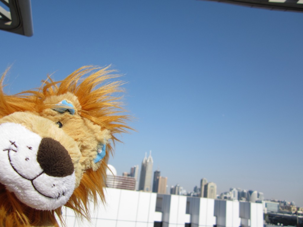 Lewis and the twin "Chrysler-copy" towers