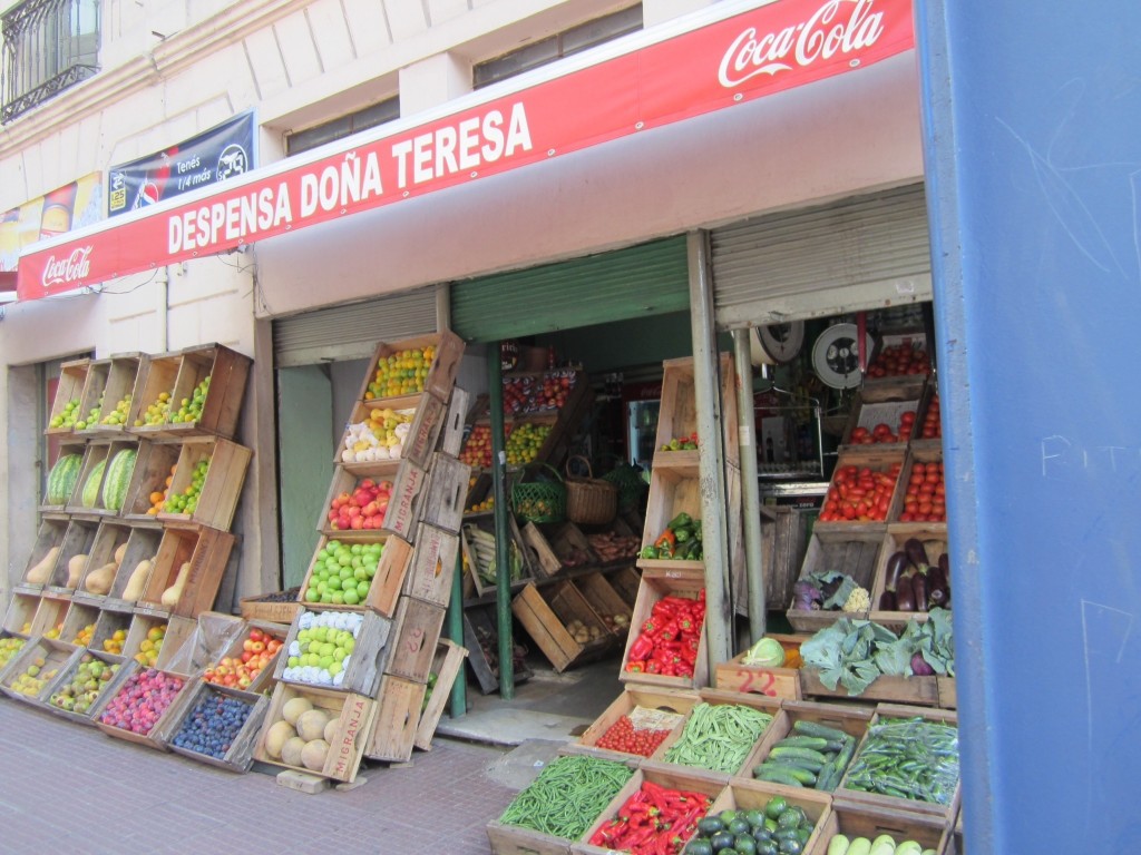 Typical grocer's store in Montevideo