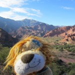 Lewis wonders at the scenery from Los Tres Cruces