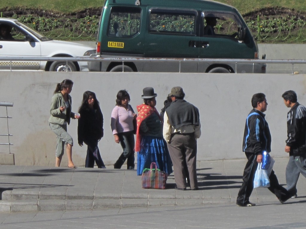 Street life in La Paz