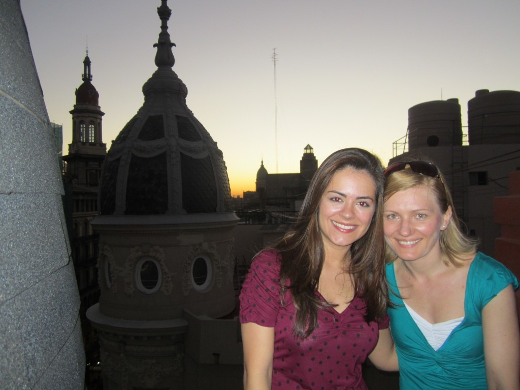 Steph and Angela in Buenos Aires