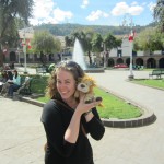 Lewis with his friend Gal in Cusco, Peru