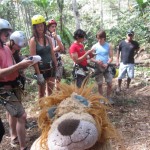 Lewis with some of his Jungle Trekker friends, Cusco, Peru