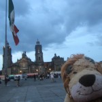 Lewis and the huge Mexican City Metropolitan Cathedral