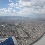 The Zocalo, at the centre of Mexico City, can be seen from the sky