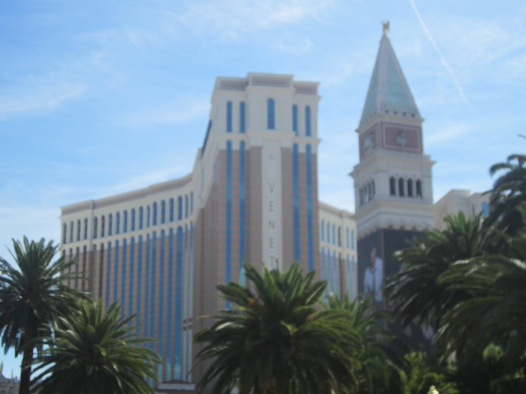 The 5-star Venetian Hotel in Las Vegas
