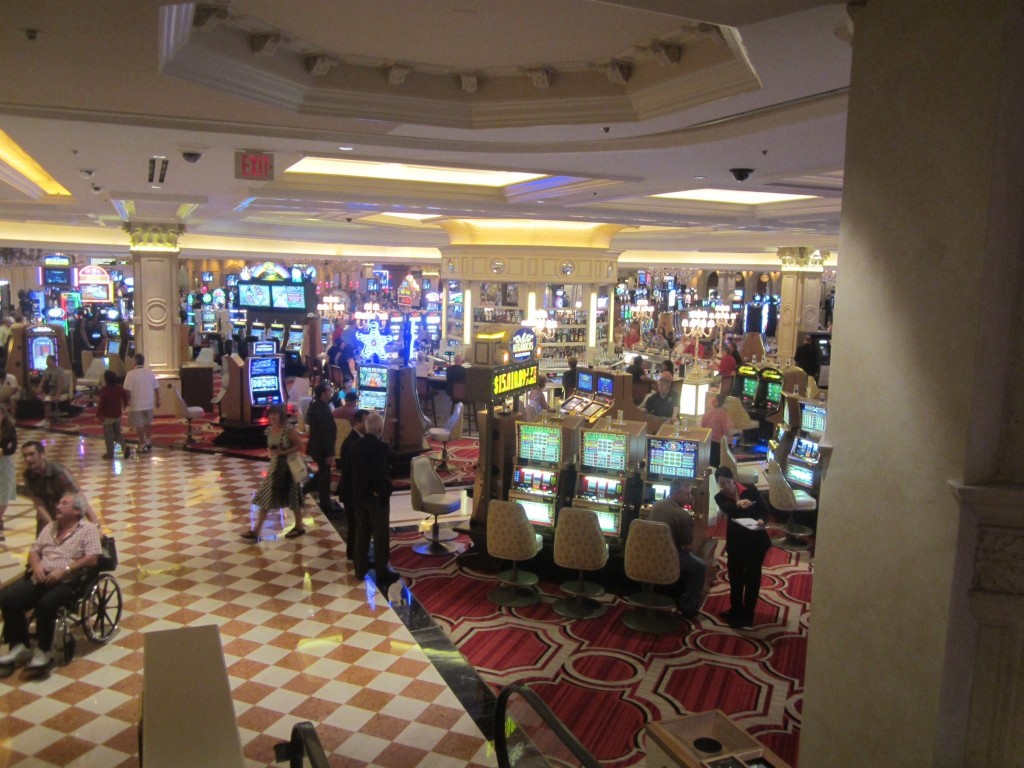 The hotel has a big casino too