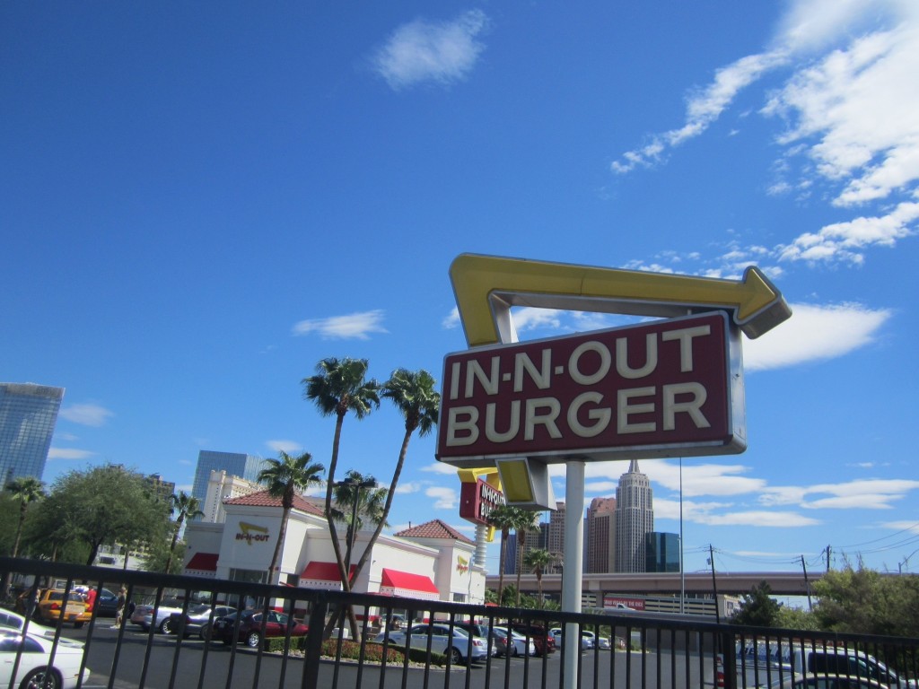 In and Out Burger - a popular West Coast Take Away Restaurant