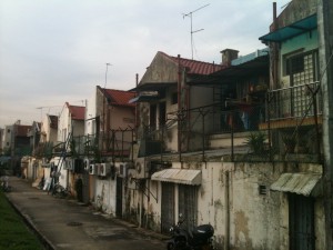 The backstreets of Singapore