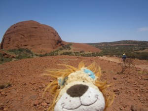 Lewis says goodbye to these large, domed rock formations