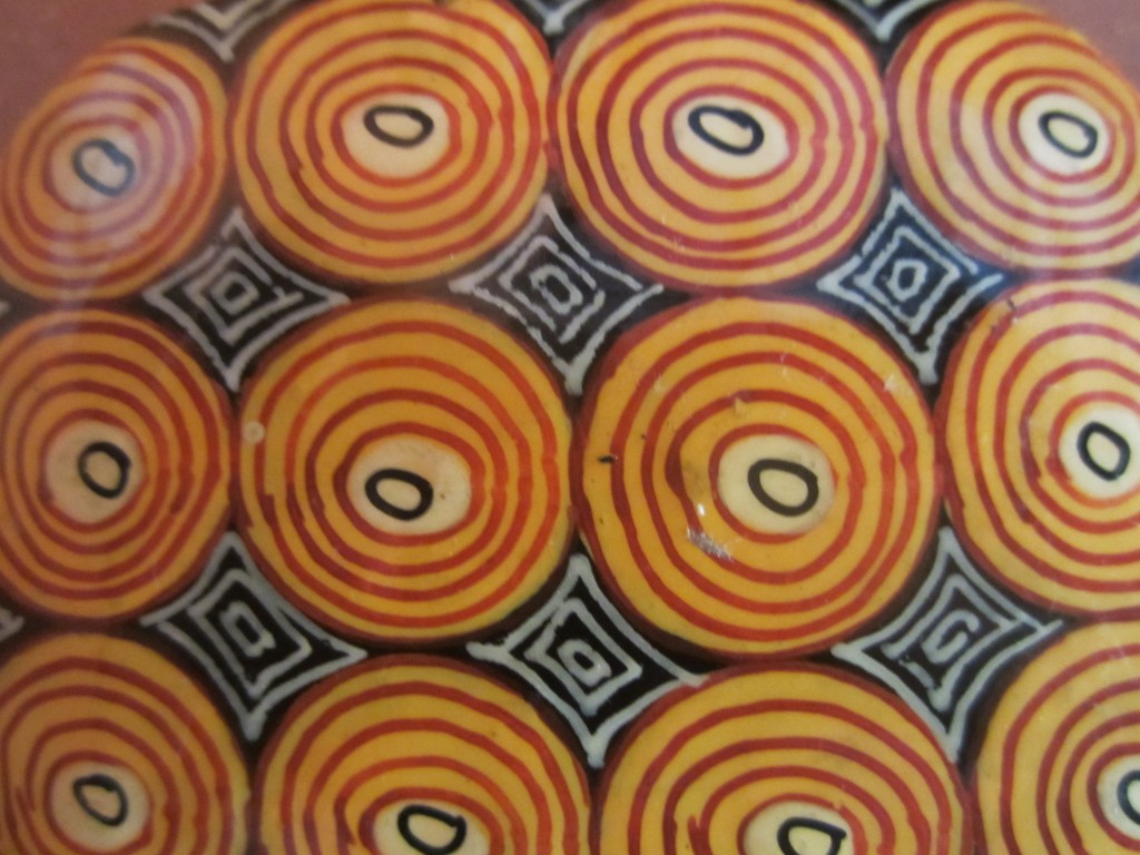 Aboriginal concentric circles Lewis the Lion