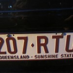 A registration plate from the Sunshine State: Queensland