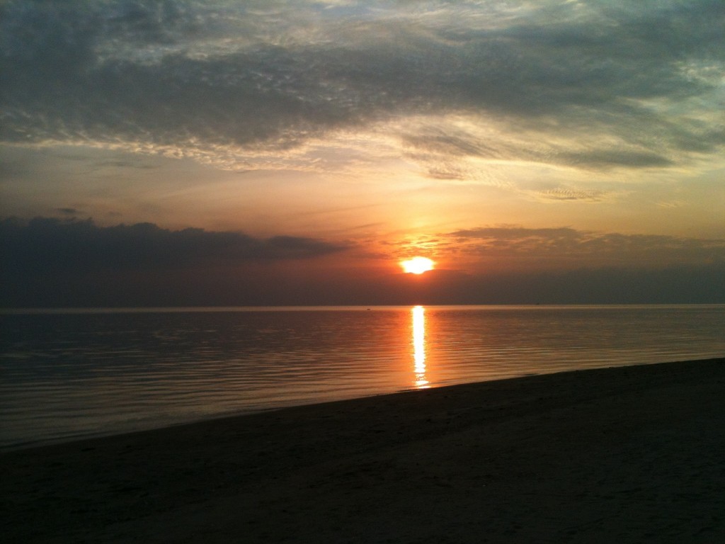 A magnificent sunset over Koh Phagnan