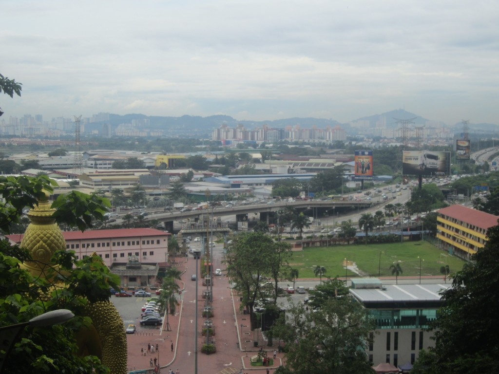 The view of KL from the top of the stairs