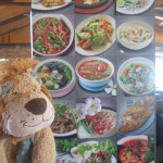 Lewis the Lion helps Helen to decide the Thai dishes she will cook