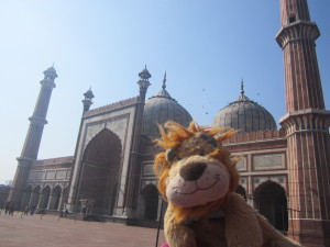 Lewis visits the Jama Masjid