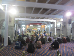 Singing in the Sikh Gurdwara