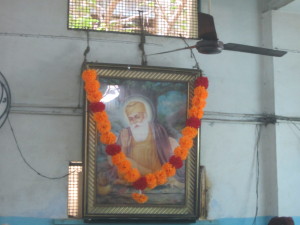 A picture of a Sikh Guru