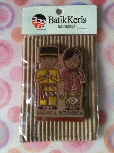 A magnet representing Indonesia