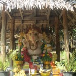 Offerings to the Indo-China elephant god, Ganesh