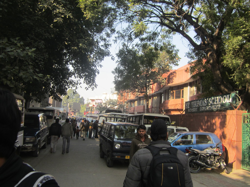 Walking on the roads is better than the pavements!