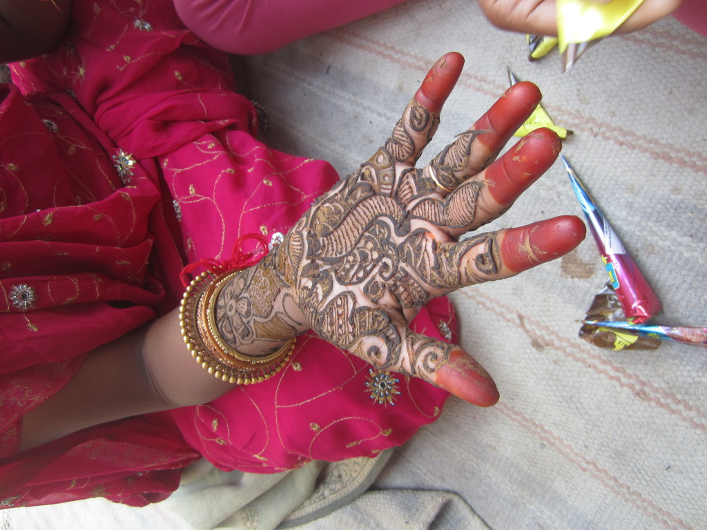 Beautiful henna for the bride