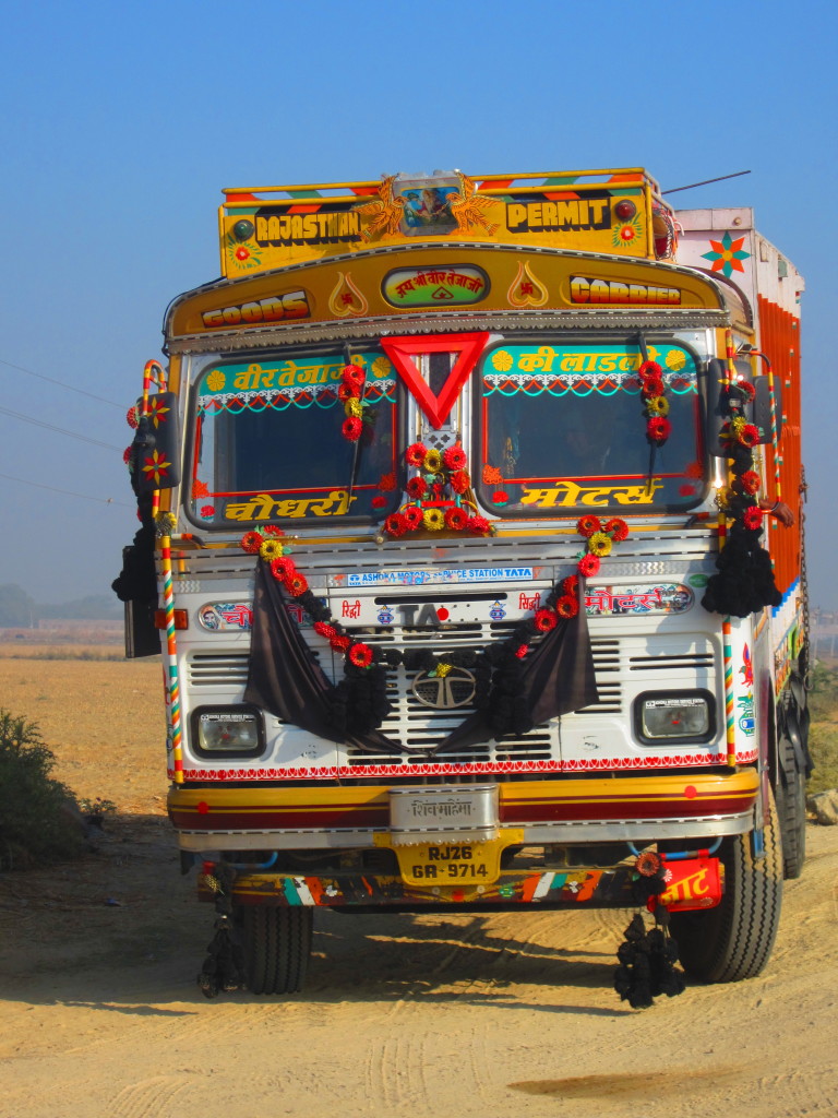 A typical Indian lorry