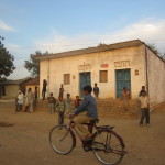 Children play out in the village