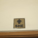 'She' toilet
