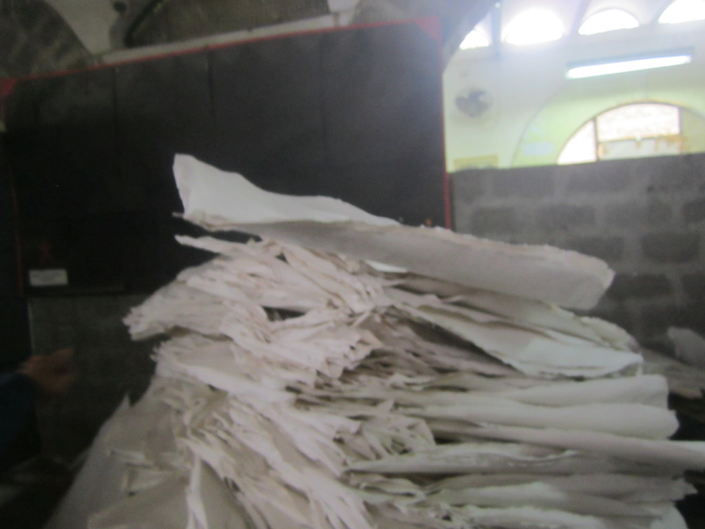 Quality cotton paper is produced